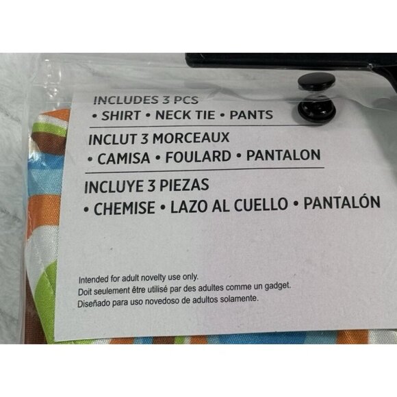 NIB 60's Costume Kit Includes Shirt, Necktie, & Pants Adult Plus 2XL - Picture 6 of 9